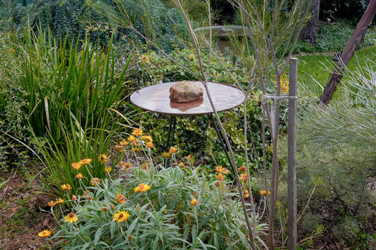 Medium Dish on Floating Steel Stand