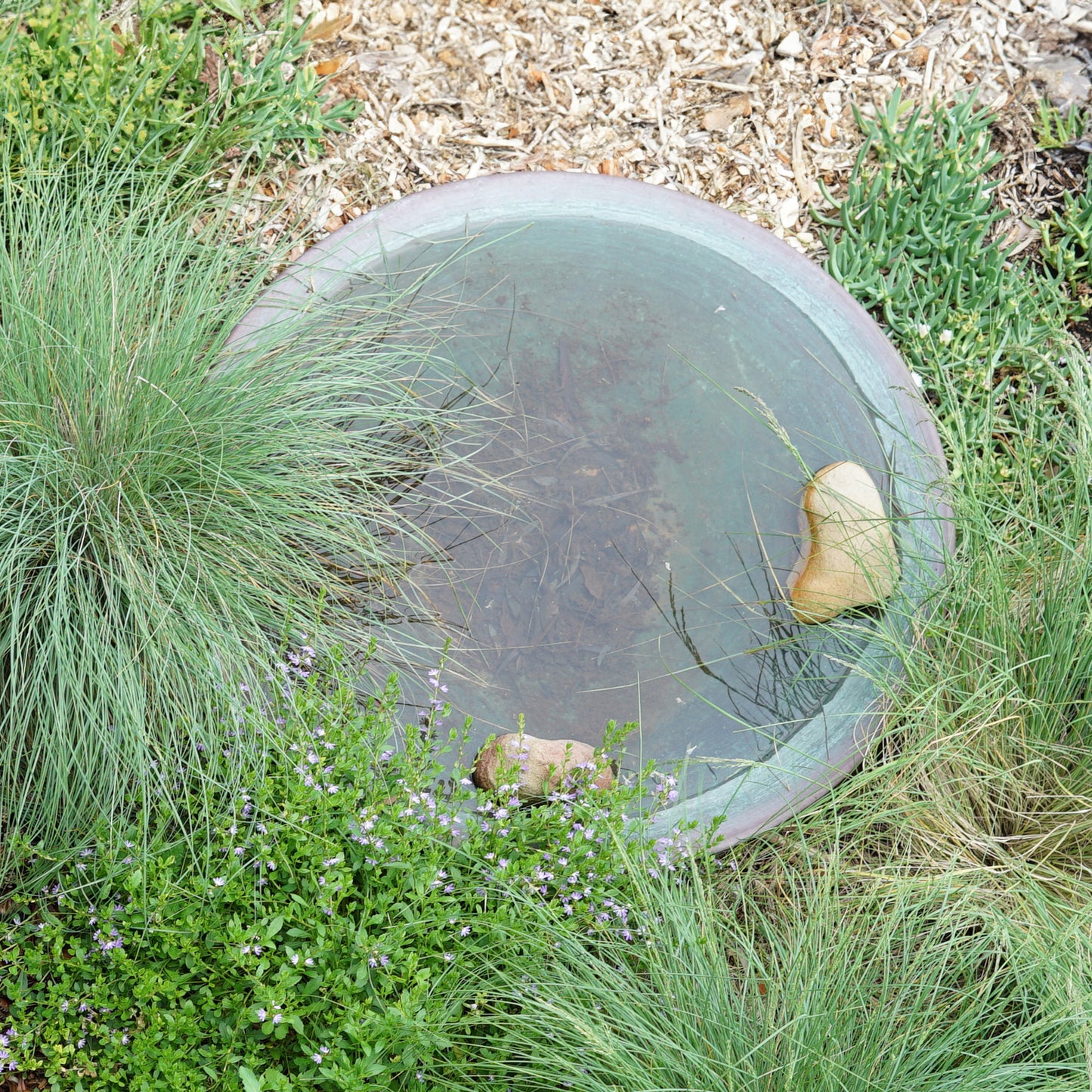 Extra-Large Spun Copper Dish