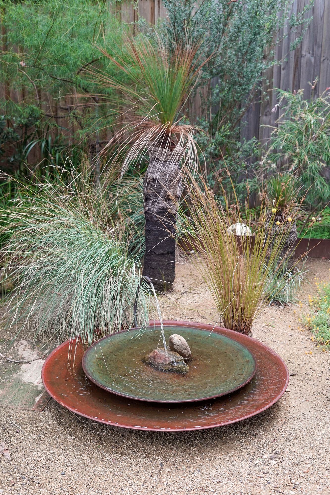 Stacked Dishes Water Feature