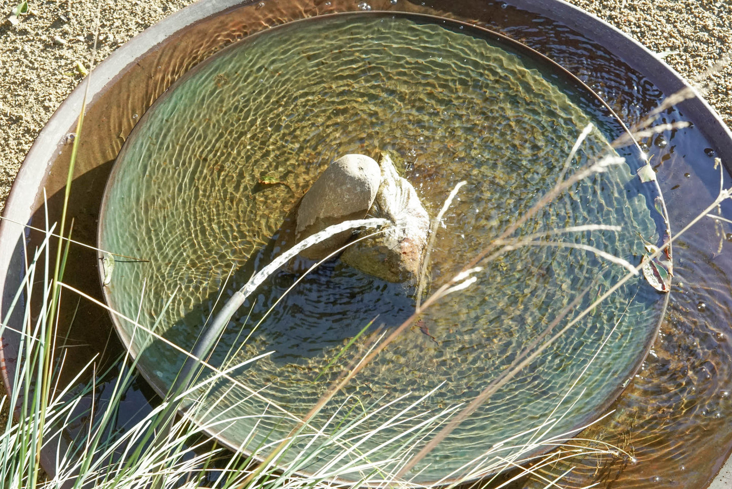 Stacked Dishes Water Feature