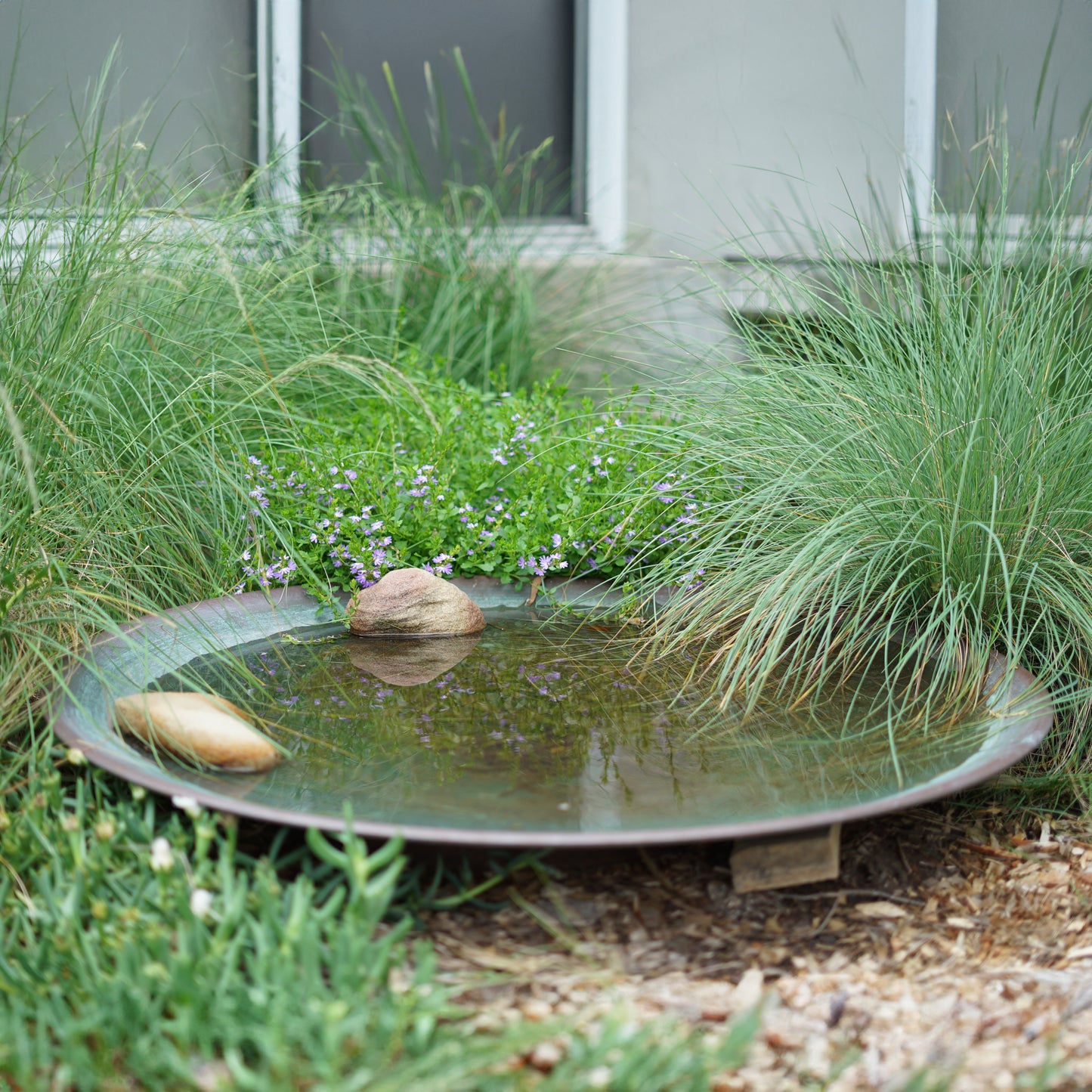 Extra-Large Spun Copper Dish