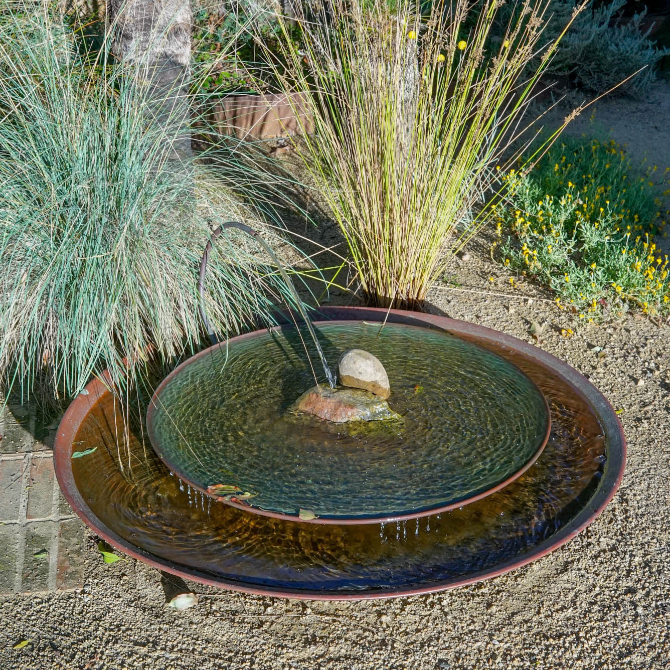 Stacked Dishes Water Feature