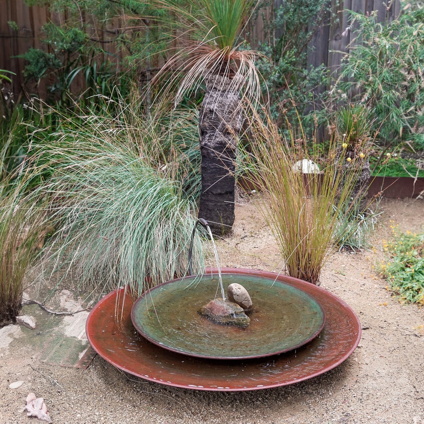 Stacked Dishes Water Feature