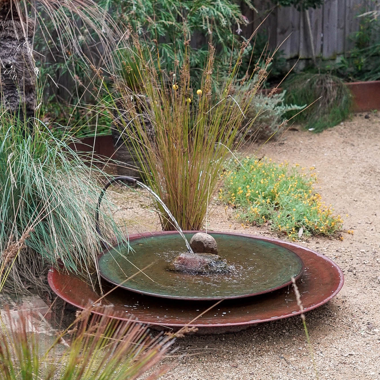 Stacked Dishes Water Feature