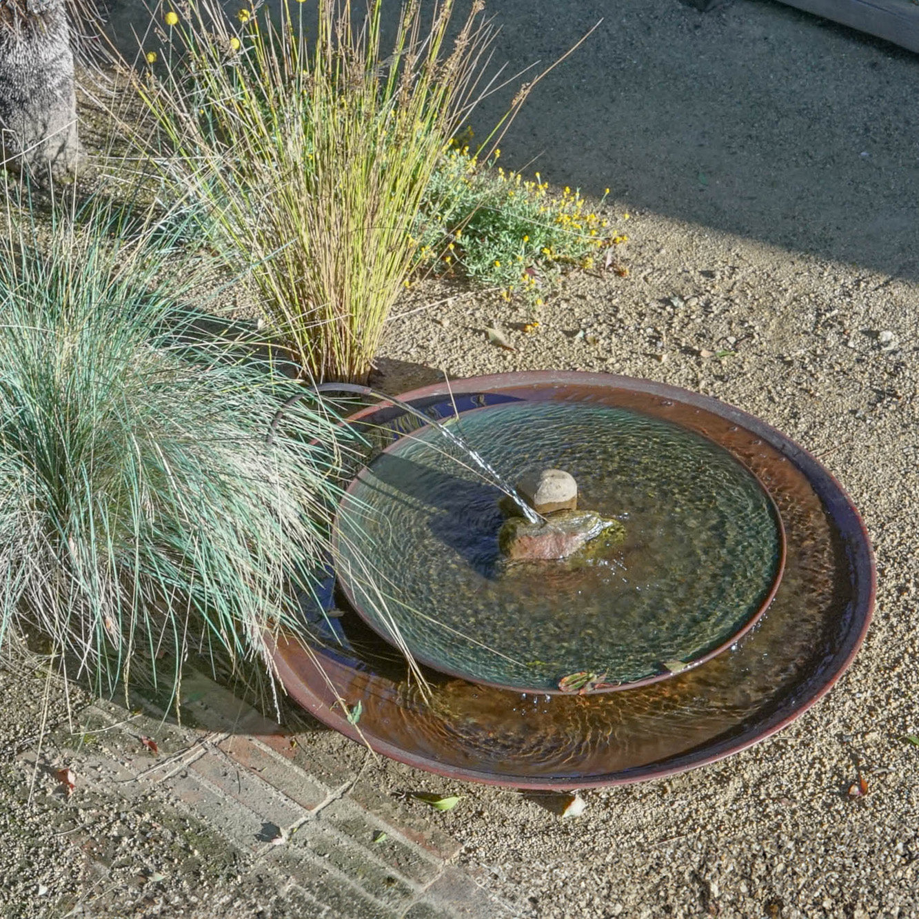 Stacked Dishes Water Feature