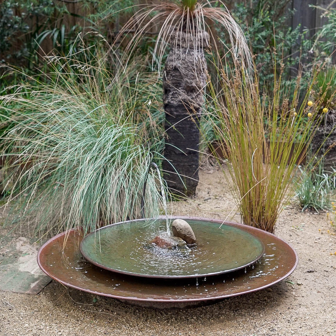 Stacked Dishes Water Feature