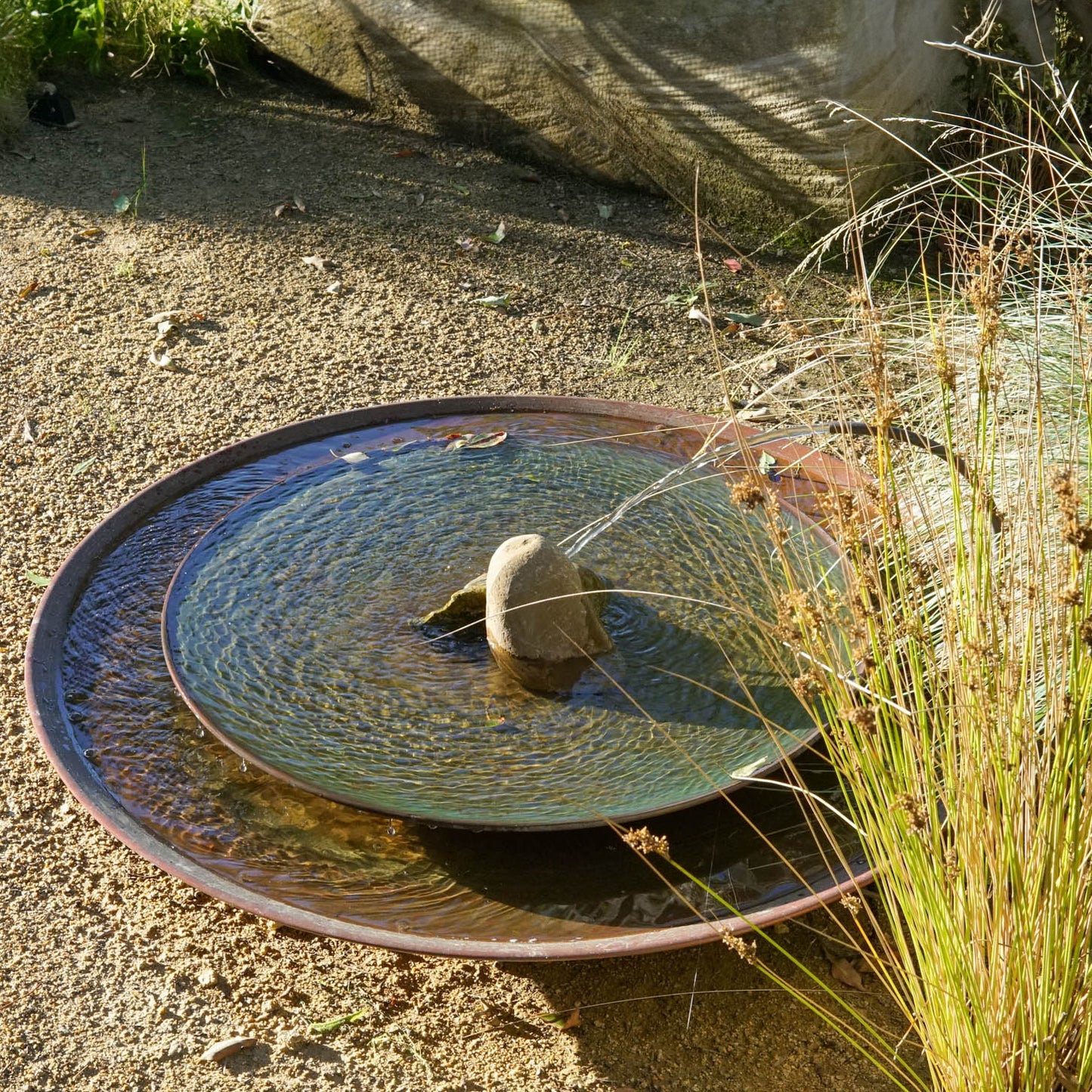 Stacked Dishes Water Feature