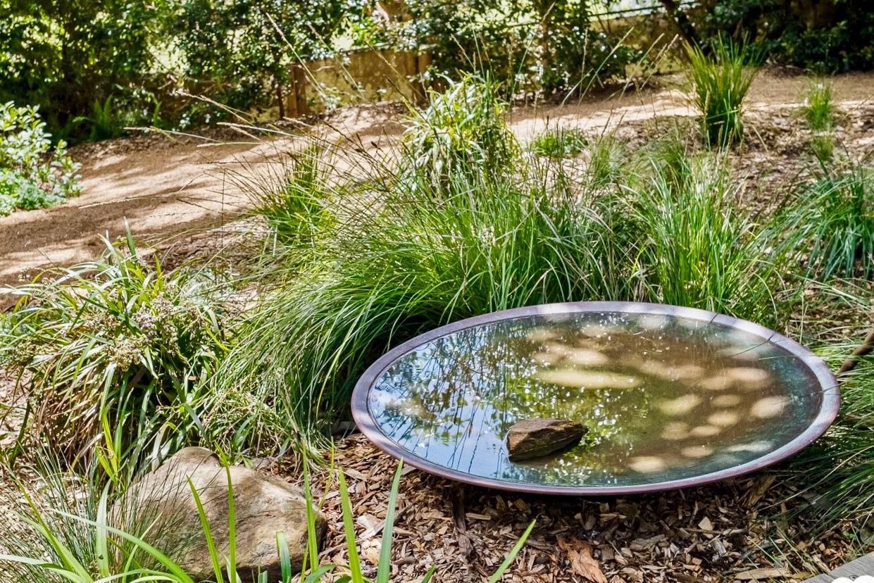Large Spun Copper Dish