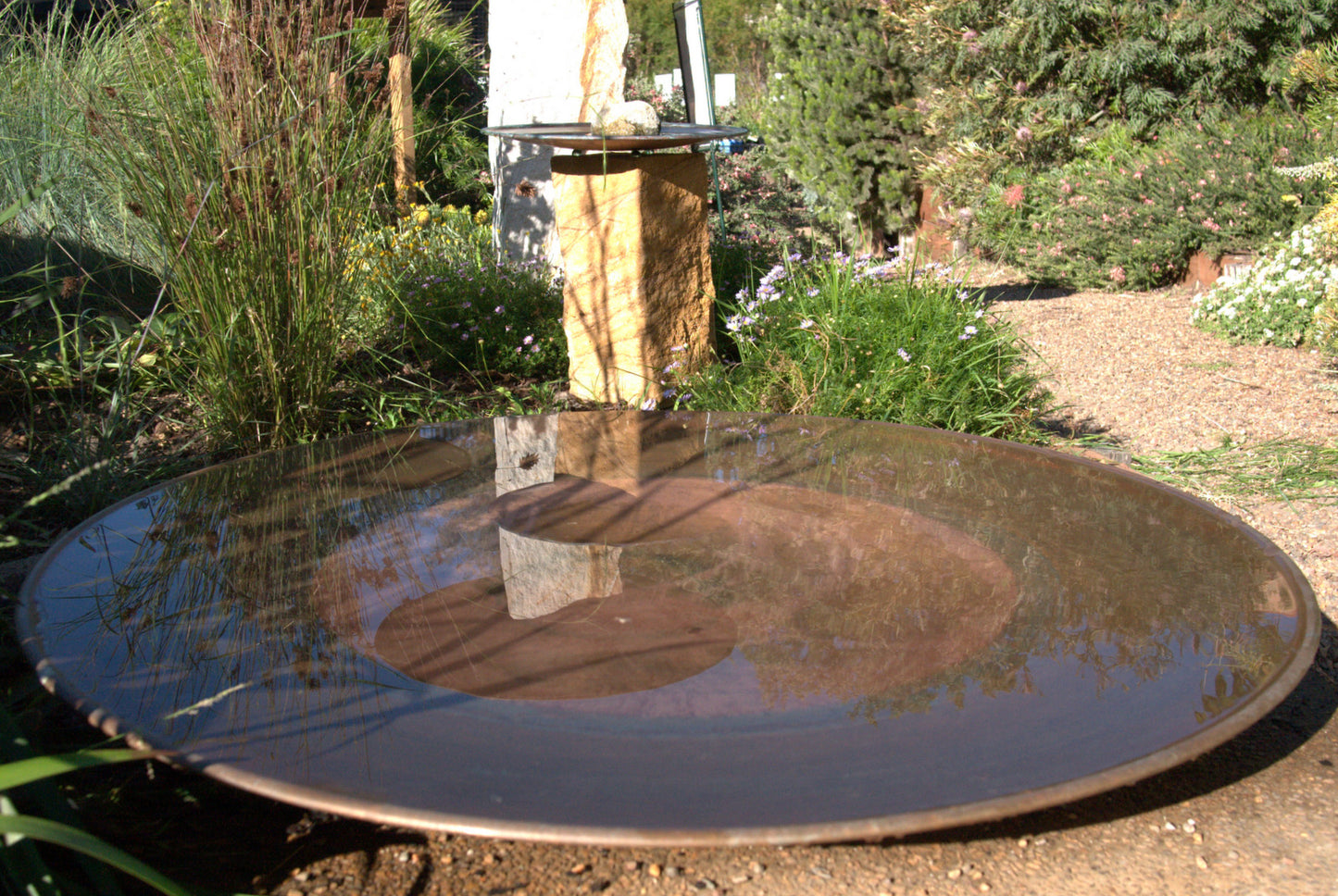 Extra-Large Spun Copper Dish