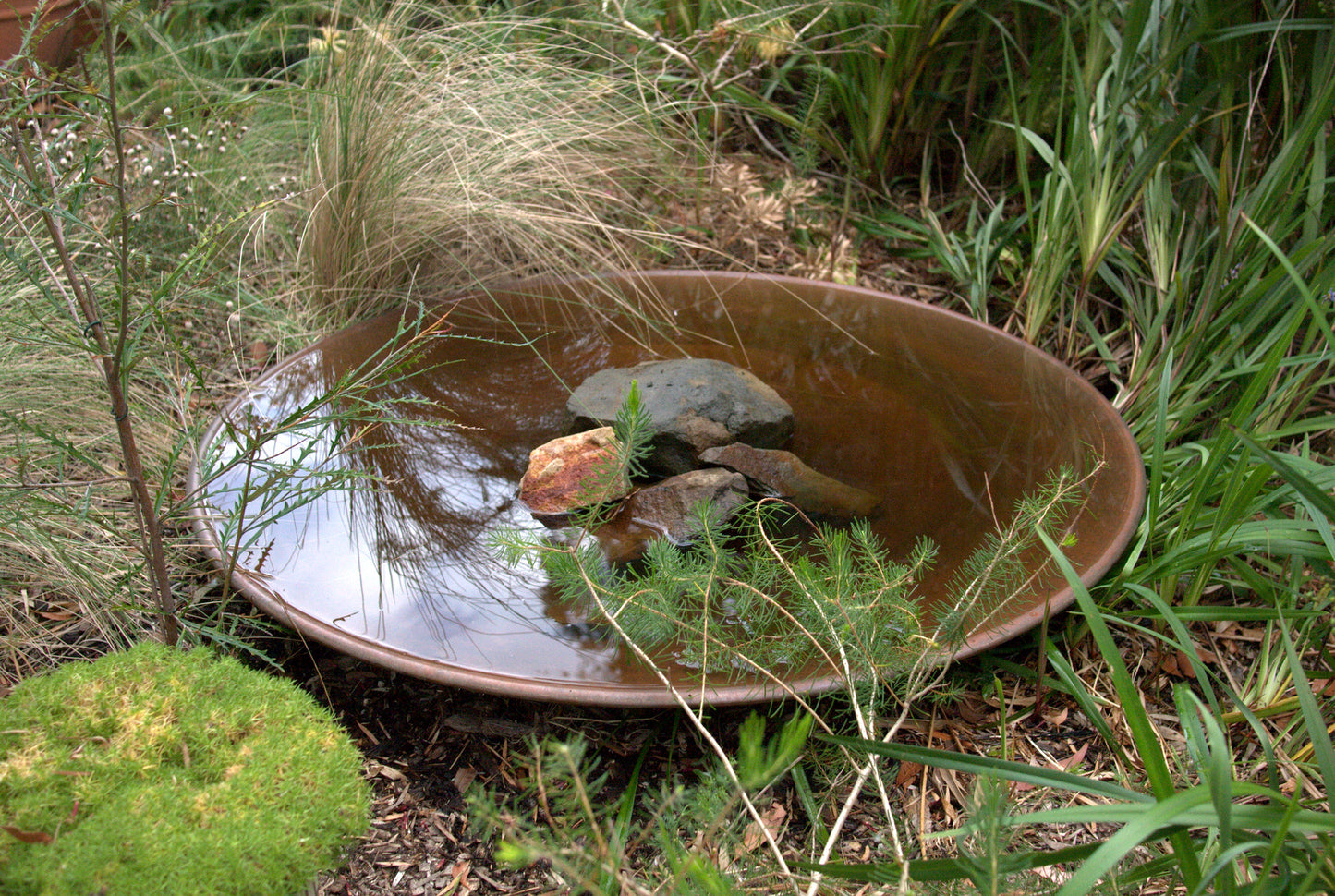 Extra-Large Spun Copper Dish