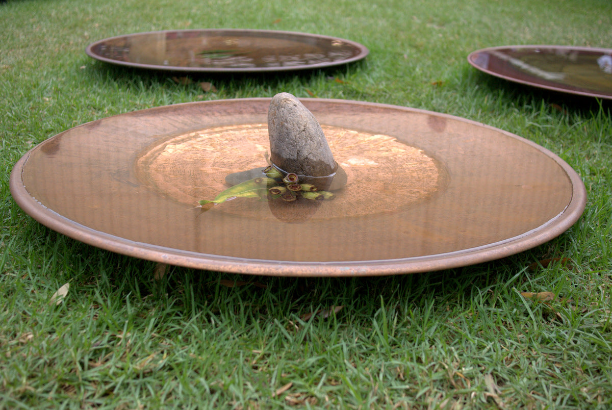Extra-Large Spun Copper Dish