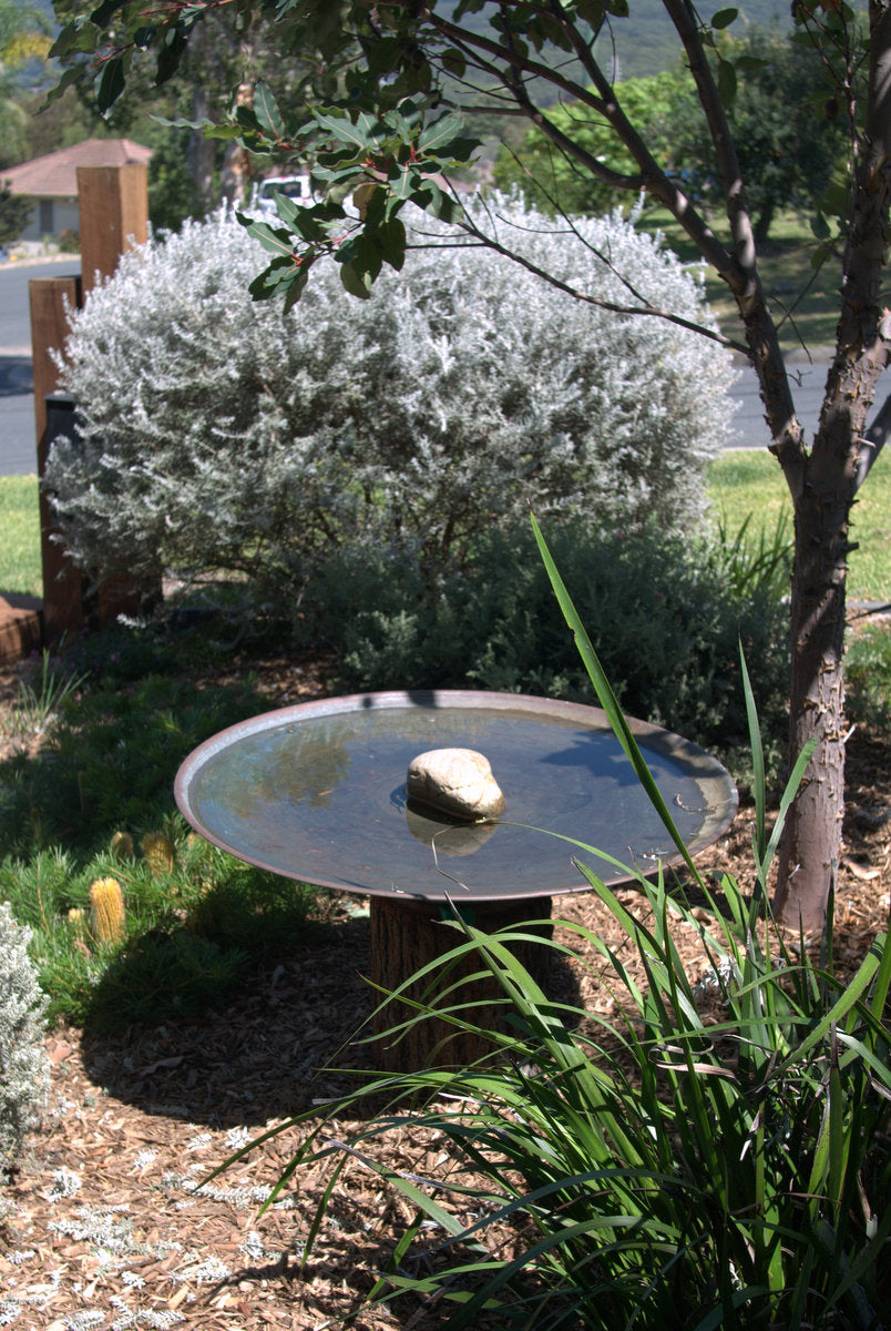 Large Spun Copper Dish