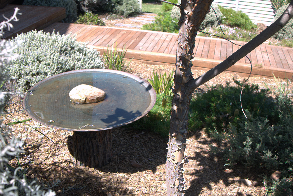 Large Spun Copper Dish