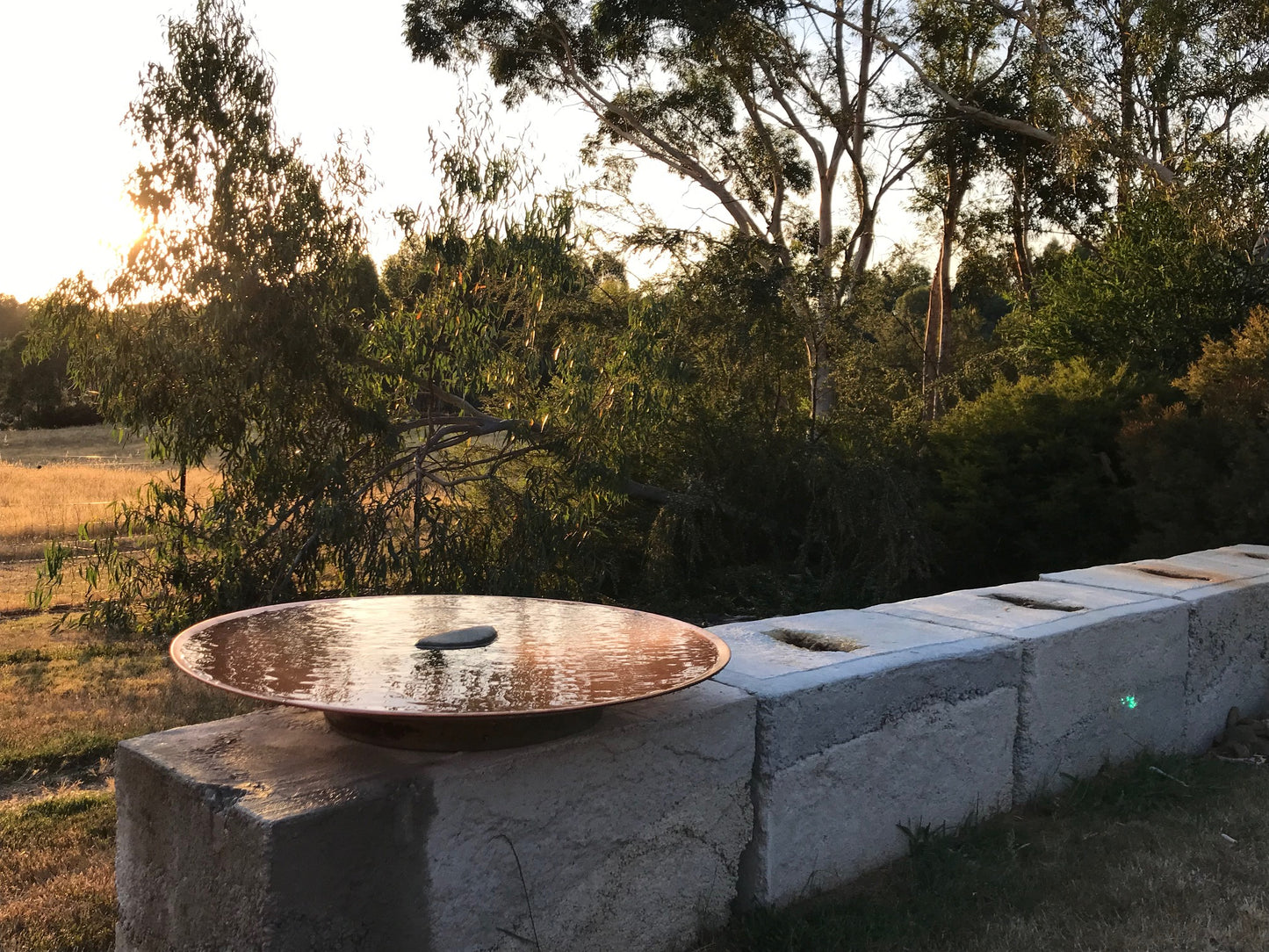 Extra-Large Spun Copper Dish