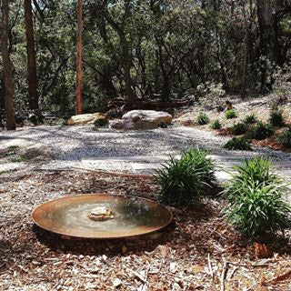 Large Spun Copper Dish