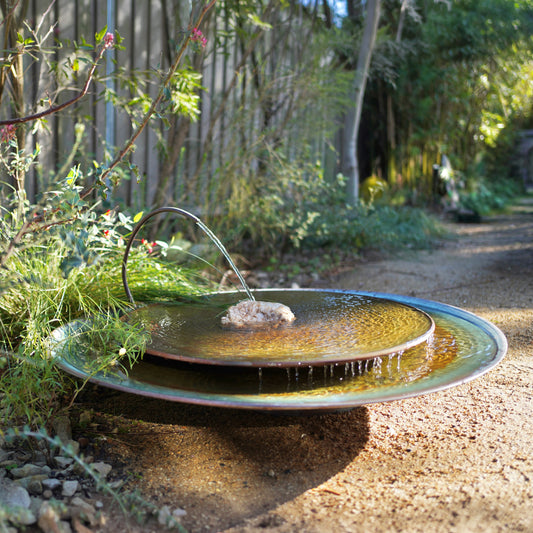 Stacked Dishes Water Feature