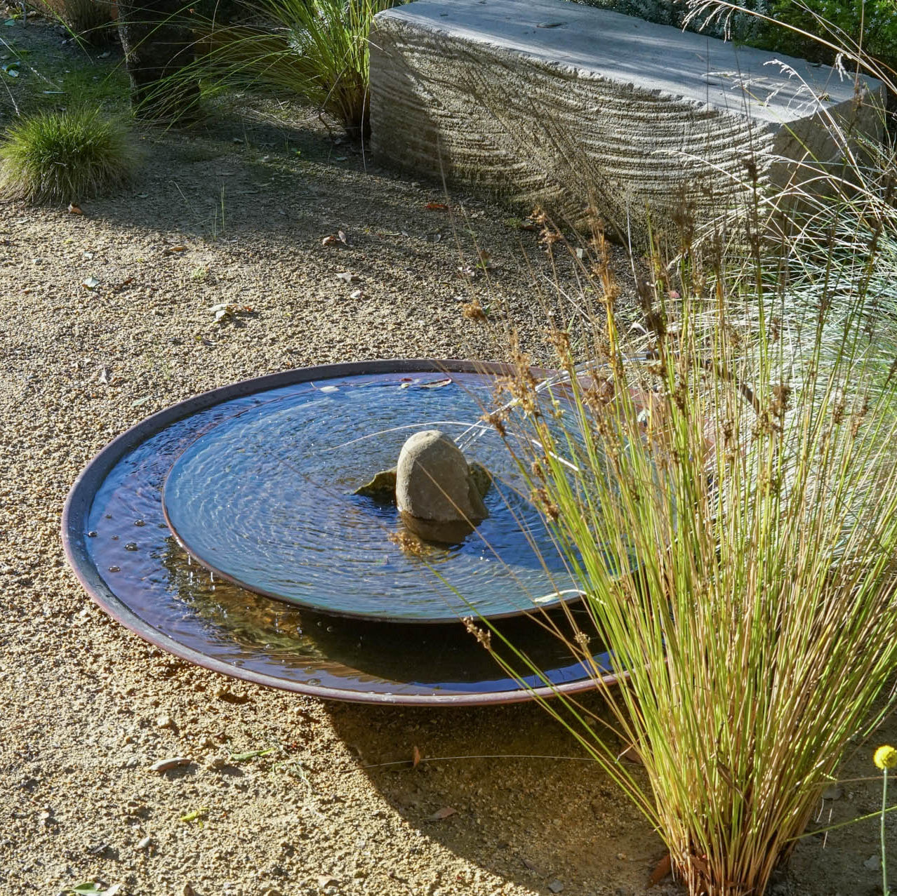 Stacked Dishes Water Feature