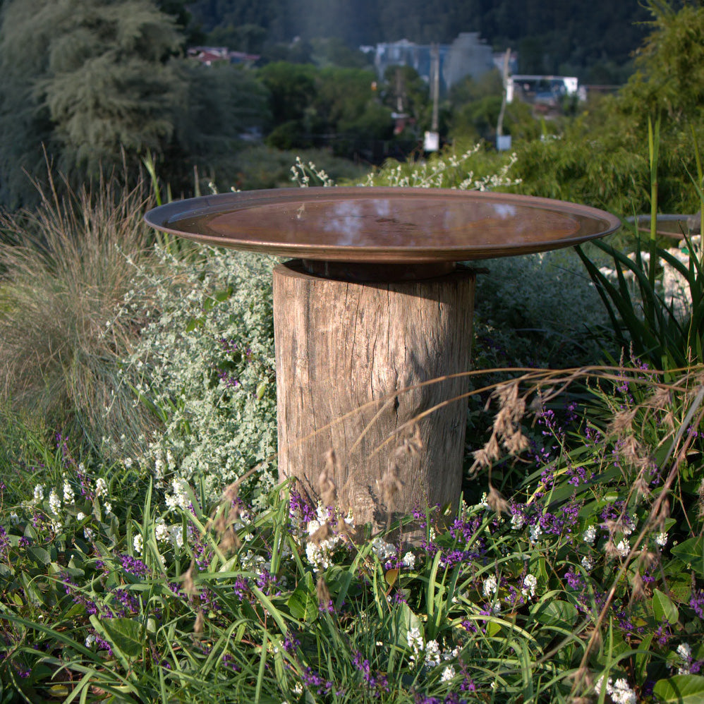 Large Spun Copper Dish