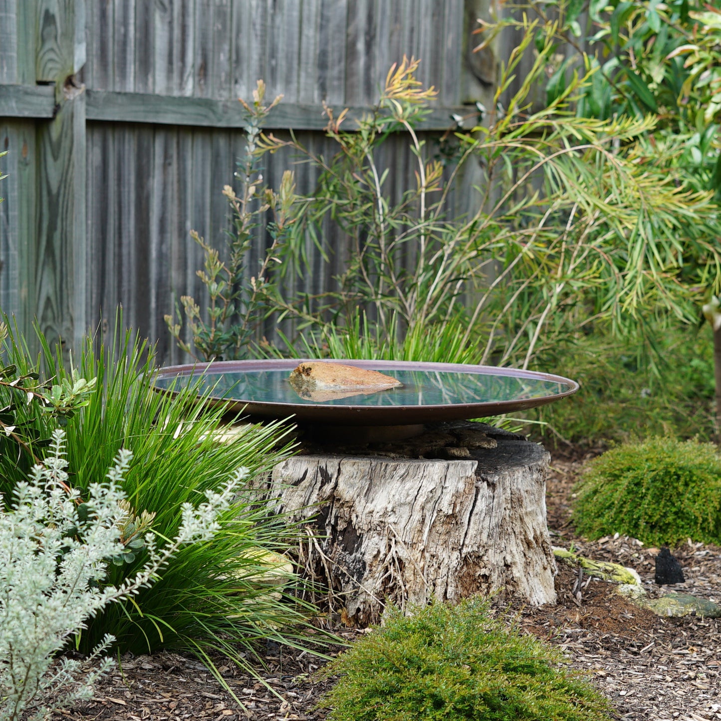 Large Spun Copper Dish