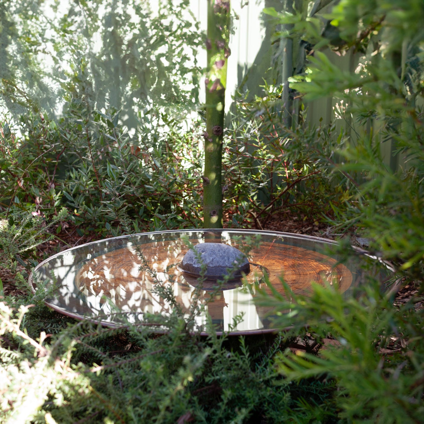 Large Spun Copper Dish