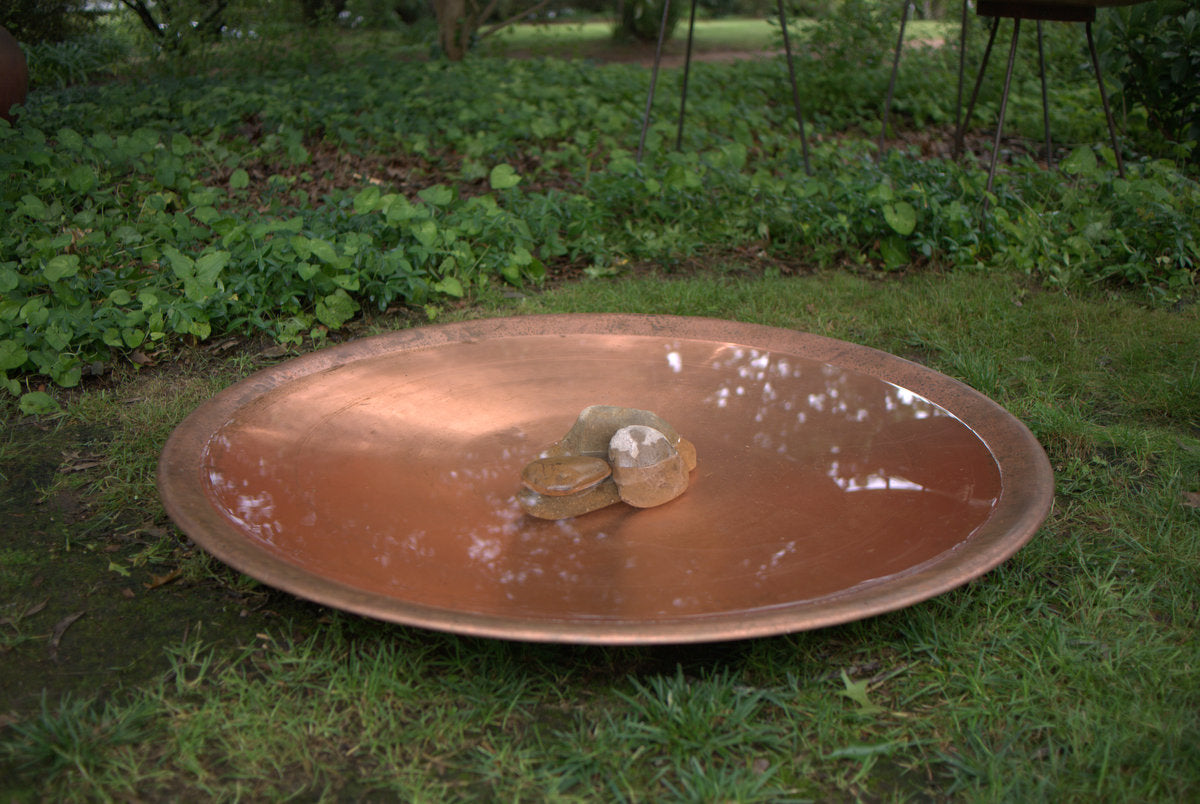 Extra-Large Spun Copper Dish